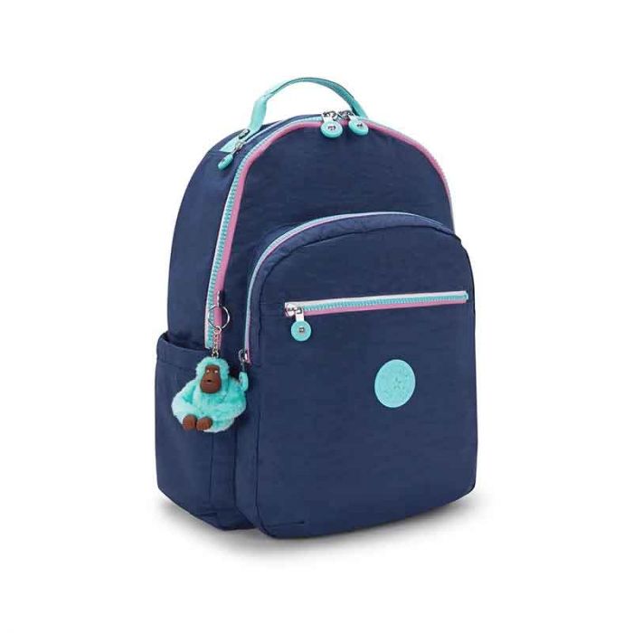 SEOUL LARGE BACKPACK : KIPLING : RESORT NAVY : OS - شنطة ظهر | KIPLING - كيبلينج SEOUL LARGE BACKPACK : KIPLING : RESORT NAVY : OS - شنطة ظهر | KIPLING - كيبلينج