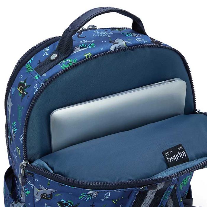 SEOUL LAP LARGE BACKPACK : KIPLING : UNDERSEA PARTY : OS - شنطة ظهر | KIPLING - كيبلينج SEOUL LAP LARGE BACKPACK : KIPLING : UNDERSEA PARTY : OS - شنطة ظهر | KIPLING - كيبلينج