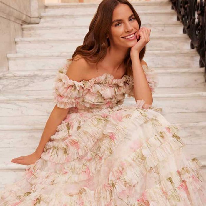 ROSE LISETTE OS GOWN - فستان | NEEDLE & THREAD - نيدل & ثريد ROSE LISETTE OS GOWN - فستان | NEEDLE & THREAD - نيدل & ثريد