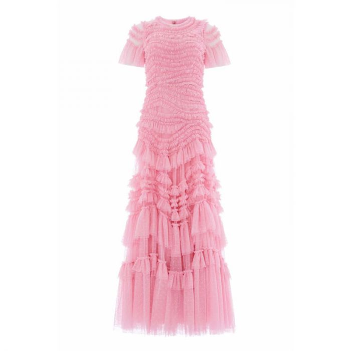 WILD ROSE SHORT SLEEVE GOWN - فستان | NEEDLE & THREAD - نيدل & ثريد WILD ROSE SHORT SLEEVE GOWN - فستان | NEEDLE & THREAD - نيدل & ثريد
