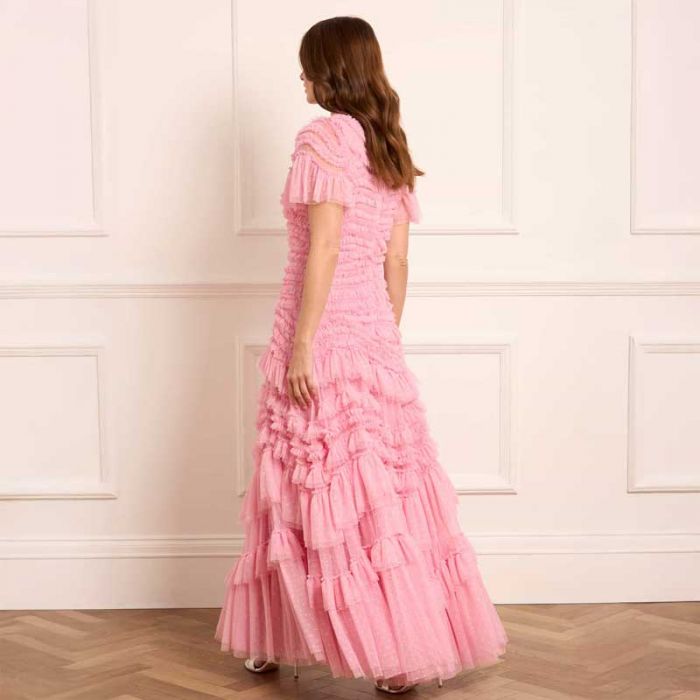 WILD ROSE SHORT SLEEVE GOWN - فستان | NEEDLE & THREAD - نيدل & ثريد WILD ROSE SHORT SLEEVE GOWN - فستان | NEEDLE & THREAD - نيدل & ثريد