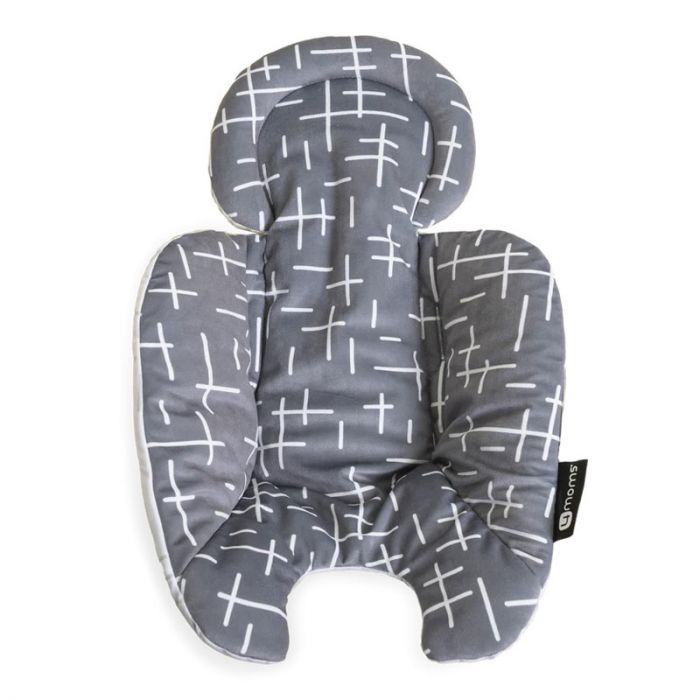 4MOMS MAMAROO   ROCKAROO NEWBORN INSERT GREY PLUSH - سرير أطفال | 4MOMS - 4مامز