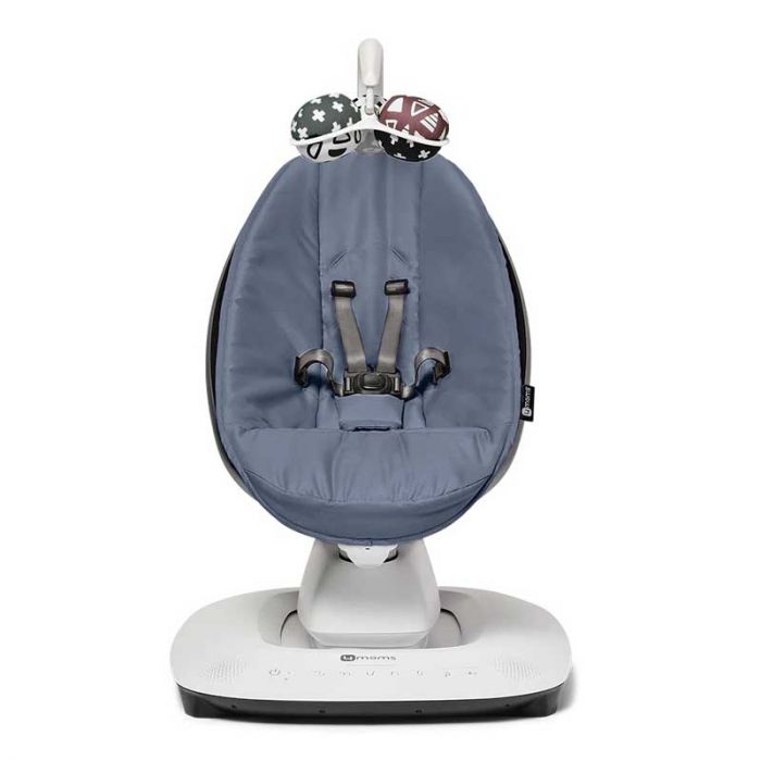 4MOMS MAMAROO 5 MODEL 1046    MULTI MOTION BABY SWING   SLATE BLUE - إكسسوارات | 4MOMS - 4مامز