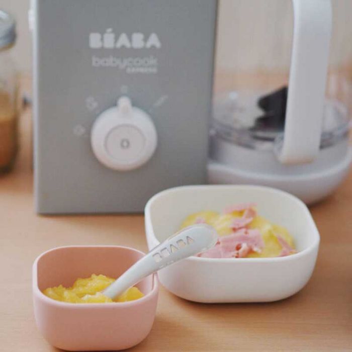 BEABA SILICONE 3 PIECE NESTING BOWL SET VELVET GREY COTTON DUSTY ROSE - إكسسوارات | BEABA - بيابا BEABA SILICONE 3 PIECE NESTING BOWL SET VELVET GREY COTTON DUSTY ROSE - إكسسوارات | BEABA - بيابا