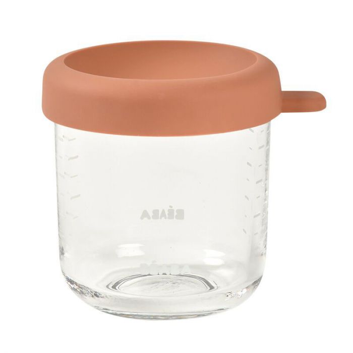 BEABA 250 ML GLASS CONSERVATIVE JARS TERRACOTTA - إكسسوارات | BEABA - بيابا
