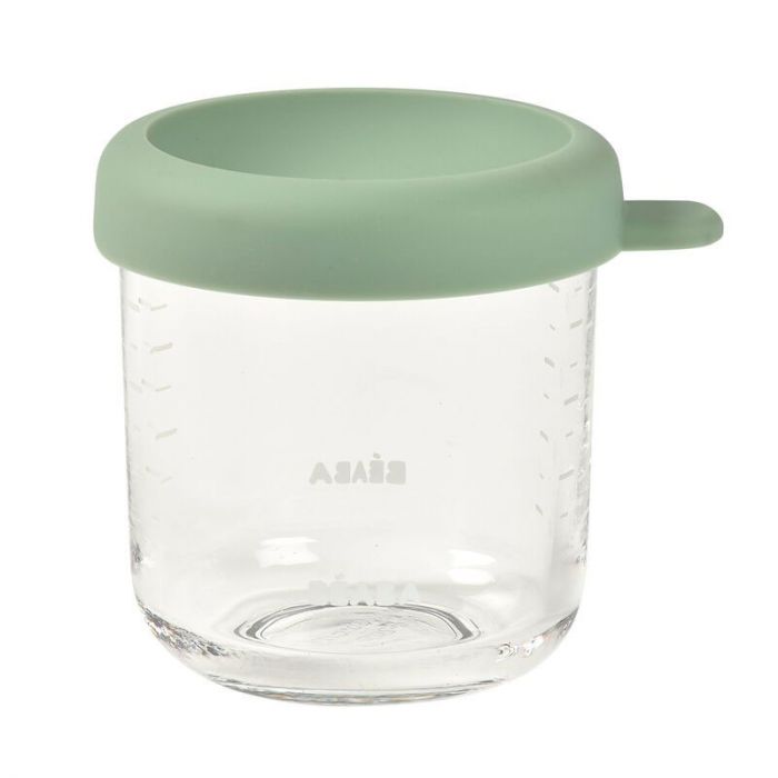 BEABA 250 ML GLASS CONSERVATIVE JARS SAGE GREEN - إكسسوارات | BEABA - بيابا
