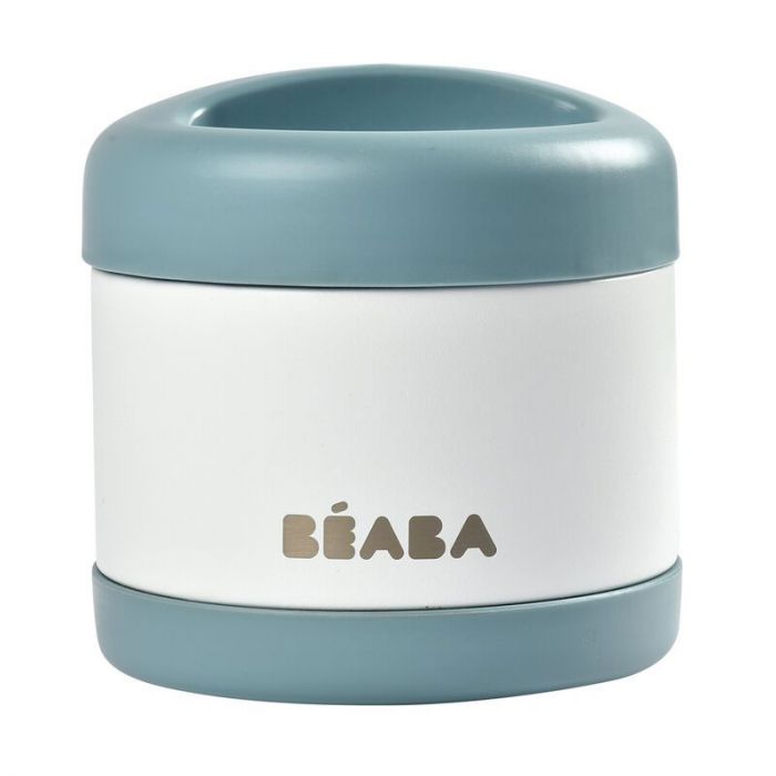 BEABA THERMO PORTION 500ML BALTIC BLUE WHITE - إكسسوارات | BEABA - بيابا