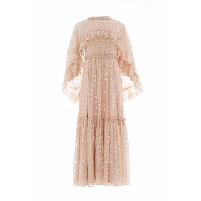 HARPER LUREX CAPE ANKLE GOWN - فستان | NEEDLE & THREAD - نيدل & ثريد HARPER LUREX CAPE ANKLE GOWN - فستان | NEEDLE & THREAD - نيدل & ثريد