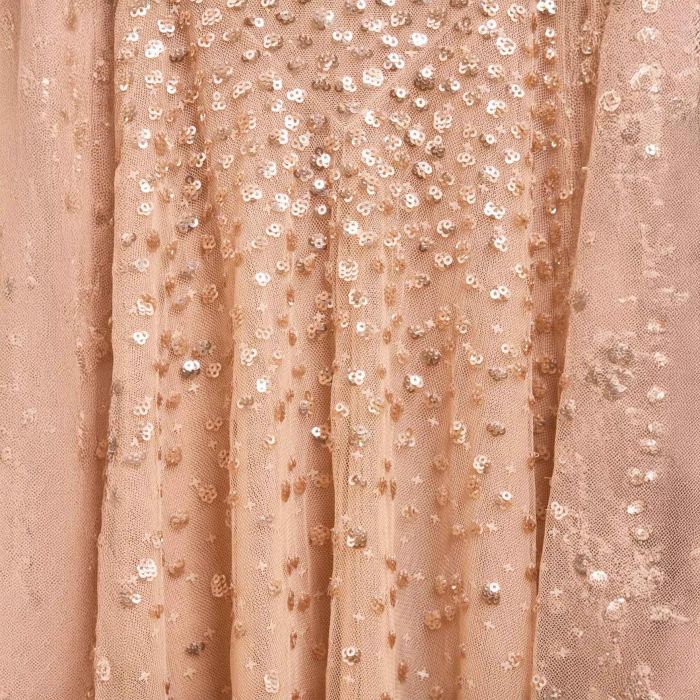 DAPPLED SEQUIN OFF-SHOULDER ANKLE GOWN - فستان | NEEDLE & THREAD - نيدل & ثريد DAPPLED SEQUIN OFF-SHOULDER ANKLE GOWN - فستان | NEEDLE & THREAD - نيدل & ثريد