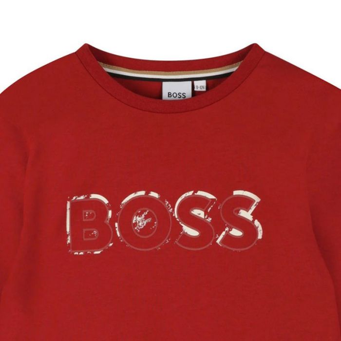 BOY LONG SLEEVE T-SHIRT - تي شيرت | BOSS - بوس BOY LONG SLEEVE T-SHIRT - تي شيرت | BOSS - بوس