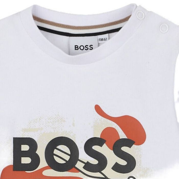 BABY BOY LONG SLEEVE T-SHIRT - تي شيرت | BOSS - بوس BABY BOY LONG SLEEVE T-SHIRT - تي شيرت | BOSS - بوس