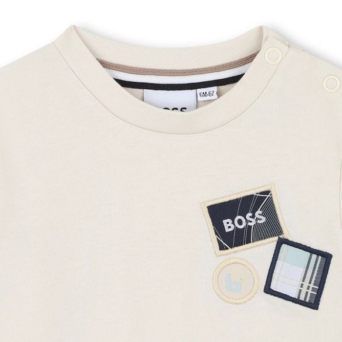 BABY BOY LONG SLEEVE T-SHIRT - تي شيرت | BOSS - بوس BABY BOY LONG SLEEVE T-SHIRT - تي شيرت | BOSS - بوس