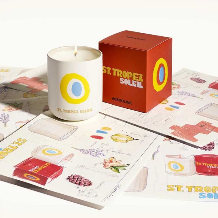 ST TROPEZ-TRAVEL FROM HOME SCENTED CANDLE: ASSOULINE - شمعة معطرة | ASSOULINE - ملاشيت ST TROPEZ-TRAVEL FROM HOME SCENTED CANDLE: ASSOULINE - شمعة معطرة | ASSOULINE - ملاشيت