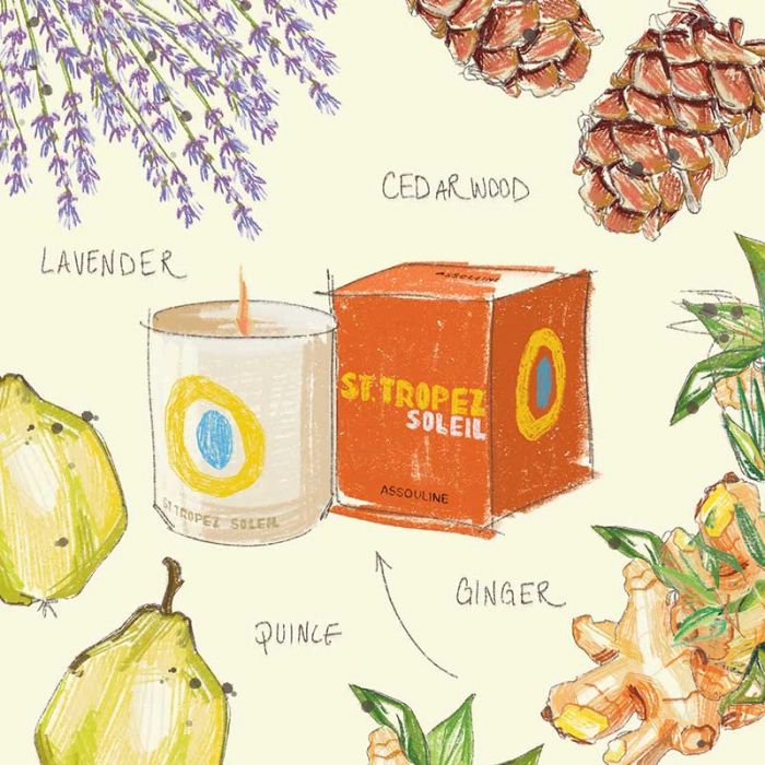 ST TROPEZ-TRAVEL FROM HOME SCENTED CANDLE: ASSOULINE - شمعة معطرة | ASSOULINE - ملاشيت ST TROPEZ-TRAVEL FROM HOME SCENTED CANDLE: ASSOULINE - شمعة معطرة | ASSOULINE - ملاشيت