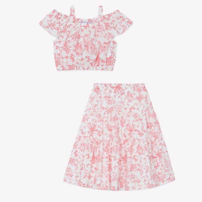 GIRL TOP+SKIRT - طقم بناتي | TARTINE ET CHOCOLAT - تارتين إي شوكولا GIRL TOP+SKIRT - طقم بناتي | TARTINE ET CHOCOLAT - تارتين إي شوكولا