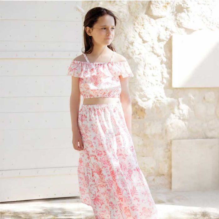 GIRL TOP+SKIRT - طقم بناتي | TARTINE ET CHOCOLAT - تارتين إي شوكولا GIRL TOP+SKIRT - طقم بناتي | TARTINE ET CHOCOLAT - تارتين إي شوكولا
