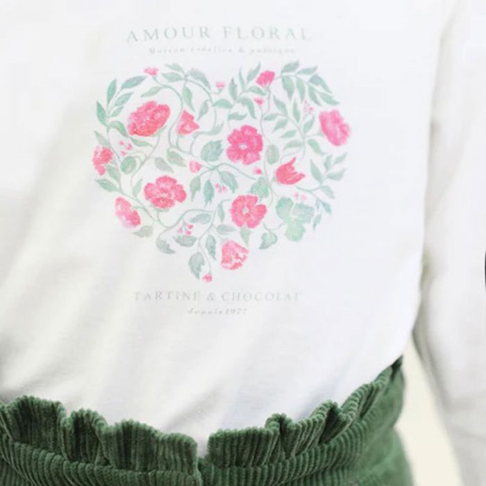 GIRL LONG SLEEVE T-SHIRT - تي شيرت | TARTINE ET CHOCOLAT - تارتين إي شوكولا GIRL LONG SLEEVE T-SHIRT - تي شيرت | TARTINE ET CHOCOLAT - تارتين إي شوكولا