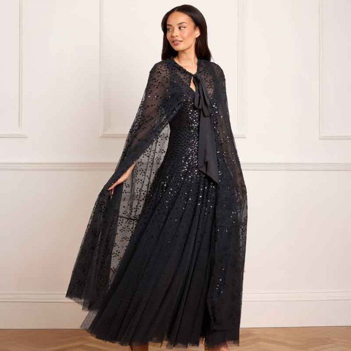 SEQUIN CASCADE CAMI PLUNGE GOWN - فستان | NEEDLE & THREAD - نيدل & ثريد SEQUIN CASCADE CAMI PLUNGE GOWN - فستان | NEEDLE & THREAD - نيدل & ثريد