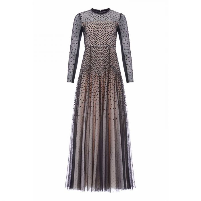 SEQUIN CASCADE ROUND NECK GOWN - فستان | NEEDLE & THREAD - نيدل & ثريد SEQUIN CASCADE ROUND NECK GOWN - فستان | NEEDLE & THREAD - نيدل & ثريد