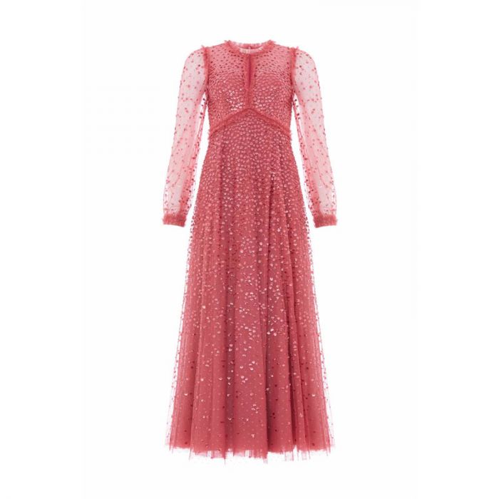 DAPPLED SEQUIN LS ANKLE GOWN - فستان | NEEDLE & THREAD - نيدل & ثريد DAPPLED SEQUIN LS ANKLE GOWN - فستان | NEEDLE & THREAD - نيدل & ثريد