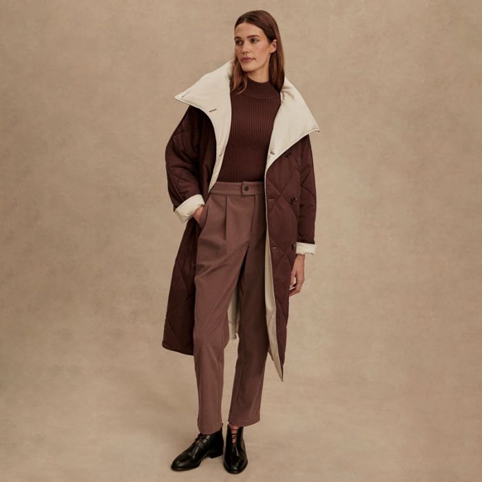 ANNALISE REVERSIBLE WRAP COAT - معطف | VARLEY - فارلى ANNALISE REVERSIBLE WRAP COAT - معطف | VARLEY - فارلى