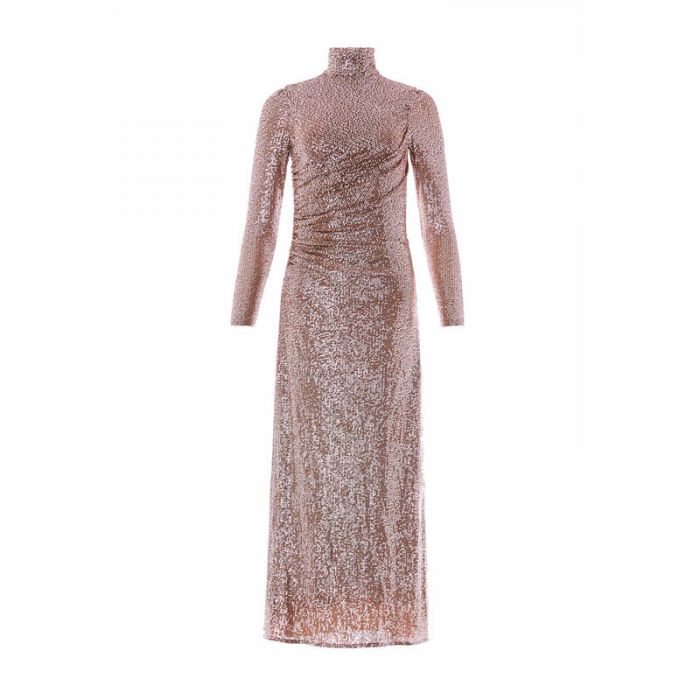 MALIA TURTLENECK ANKLE GOWN - فستان | NEEDLE & THREAD - نيدل & ثريد MALIA TURTLENECK ANKLE GOWN - فستان | NEEDLE & THREAD - نيدل & ثريد