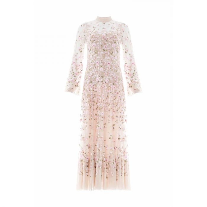 SYLVIA ROSE LONG SLEEVE ANKLE GOWN - فستان | NEEDLE & THREAD - نيدل & ثريد SYLVIA ROSE LONG SLEEVE ANKLE GOWN - فستان | NEEDLE & THREAD - نيدل & ثريد