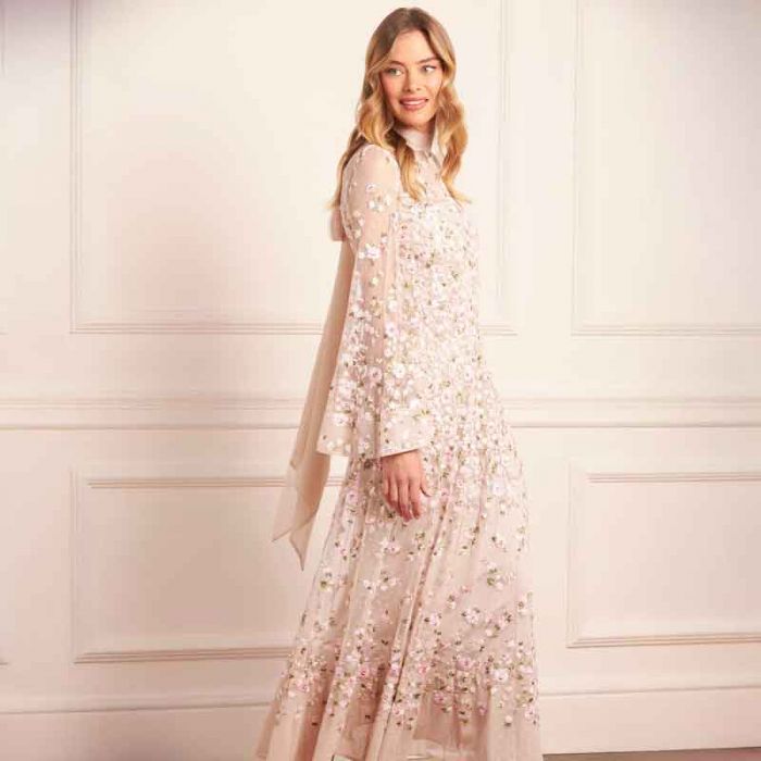 SYLVIA ROSE LONG SLEEVE ANKLE GOWN - فستان | NEEDLE & THREAD - نيدل & ثريد SYLVIA ROSE LONG SLEEVE ANKLE GOWN - فستان | NEEDLE & THREAD - نيدل & ثريد