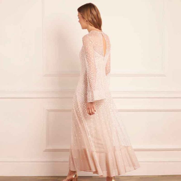 SEQUIN CASCADE LS ANKLE GOWN - فستان | NEEDLE & THREAD - نيدل & ثريد SEQUIN CASCADE LS ANKLE GOWN - فستان | NEEDLE & THREAD - نيدل & ثريد