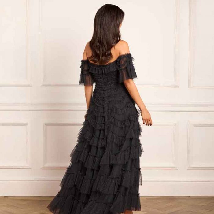 AVIANA OFF SHOULDER GOWN - فستان | NEEDLE & THREAD - نيدل & ثريد AVIANA OFF SHOULDER GOWN - فستان | NEEDLE & THREAD - نيدل & ثريد