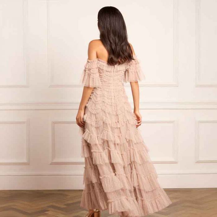 AVIANA OFF SHOULDER GOWN - فستان | NEEDLE & THREAD - نيدل & ثريد AVIANA OFF SHOULDER GOWN - فستان | NEEDLE & THREAD - نيدل & ثريد