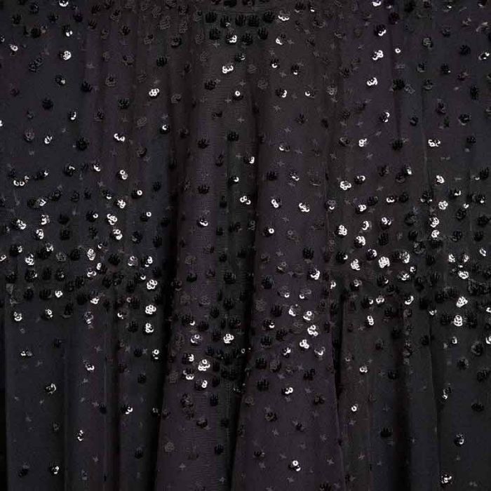 SCALLOP SEQUIN ROUND NECK ANKLE GOWN - فستان | NEEDLE & THREAD - نيدل & ثريد SCALLOP SEQUIN ROUND NECK ANKLE GOWN - فستان | NEEDLE & THREAD - نيدل & ثريد