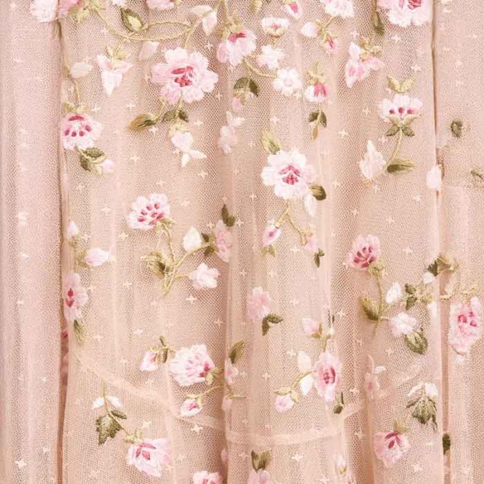 SYLVIA ROSE ROUND NECK ANKLE GOWN - فستان | NEEDLE & THREAD - نيدل & ثريد SYLVIA ROSE ROUND NECK ANKLE GOWN - فستان | NEEDLE & THREAD - نيدل & ثريد