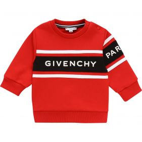 H05111 : BABY BOY SWEATSHIRT : GIVENCHY - بلوزة قطنية رياضية