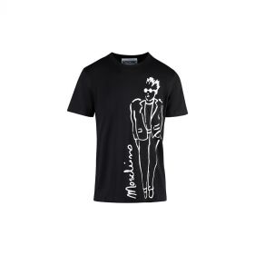 A0701 7040 : T-SHIRT : MOSCHINO - تي شيرتات كم طويل
