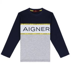 53126 : BOY LS T-SHIRT : AIGNER - تي شيرت
