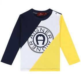 55117 : BABY BOY LS T-SHIRT : AIGNER - تي شيرت