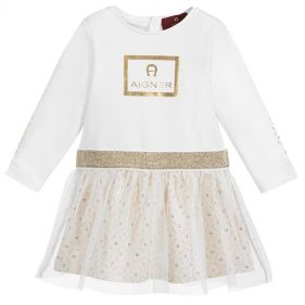 54118 : BABY GIRL DRESS : AIGNER - فستان