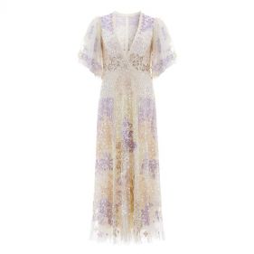 DG-SS-34-RPF20 : GOWN: NEEDLE & THREAD - فستان
