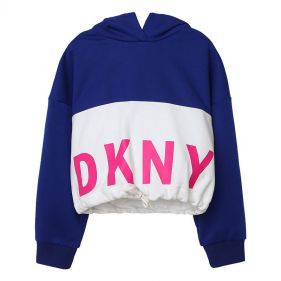 D35Q92 : GIRL SWEATSHIRT : DKNY - بلوزة قطنية رياضية
