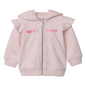 H05142 : BABY GIRL FLEECE CARDIGAN : GIVENCHY - جاكيت صوف