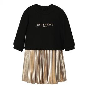 H08028 : BABY GIRL DRESS+SWEATSHIRT : GIVENCHY - طقم أطفال