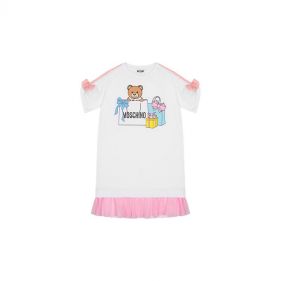 HDV09Z LBA00 : GIRL DRESS : MOSCHINO - فستان
