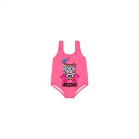 MEL00A LKA00 : GIRL SWIMSUIT WITH GIFT BOX : MOSCHINO - مايوه قطعة واحدة