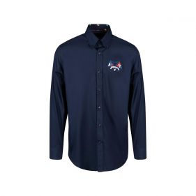 21413224 : WOVEN SHIRT : PAUL & SHARK - قميص مع تصميم  كم طويل