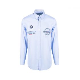 21413488 : WOVEN SHIRT : PAUL & SHARK - قميص مع تصميم  كم طويل
