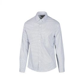 SHIRT LONG SLEEVE D BLUE - قميص سادة كم طويل