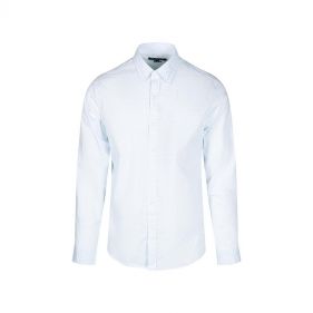 SHIRT LONG SLEEVE K BLUE - قميص سادة كم طويل
