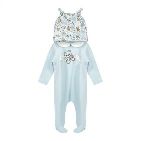 BABY OVERALL+BIB+HAT - طقم أطفال