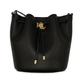 SUPER SMOOTH LEATHR : HAND BAG : LAUREN:BLACK - حقائب يد نسائية